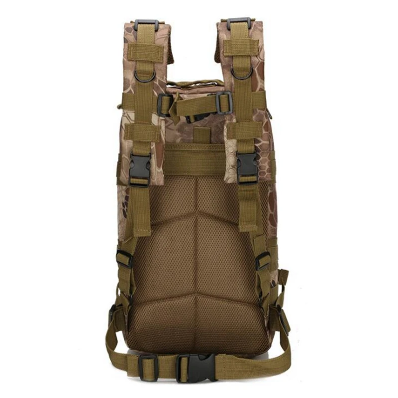 Sac à dos de sport de plein air pour hommes et femmes, sac à dos militaire, sacs Molle, camping, randonnée, escalade, 25L, 3P Skip