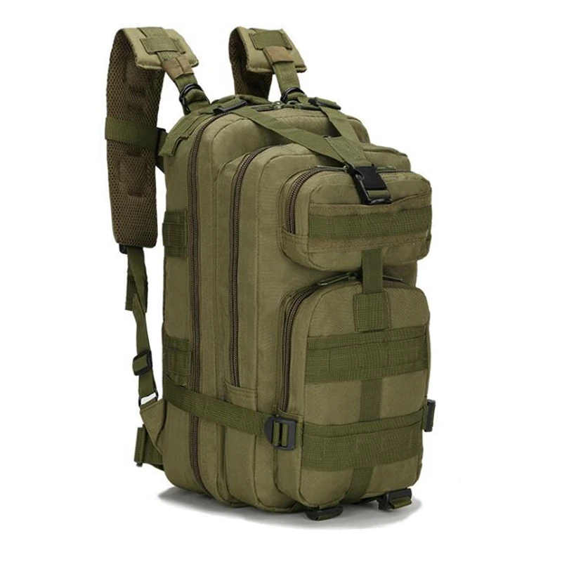 Sac à dos de sport de plein air pour hommes et femmes, sac à dos militaire, sacs Molle, camping, randonnée, escalade, 25L, 3P Skip
