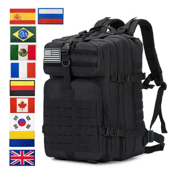 Oulylan-Sac à dos militaire en nylon imperméable, sacs à dos DulSports, camping, randonnée, trekking, pêche, chasse, 30L, 50L, 9000D – Image 4