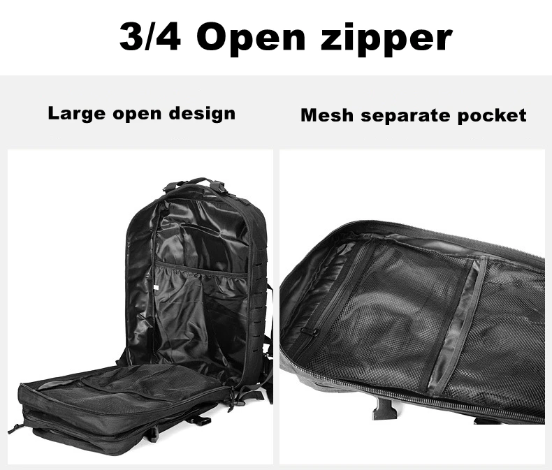 Sac à Dos Militaire Étanche en Nylon, 35/45/50L 900D, pour l'Extérieur, le Camping, la Randonnée, le Trekking, la Pêche, la html