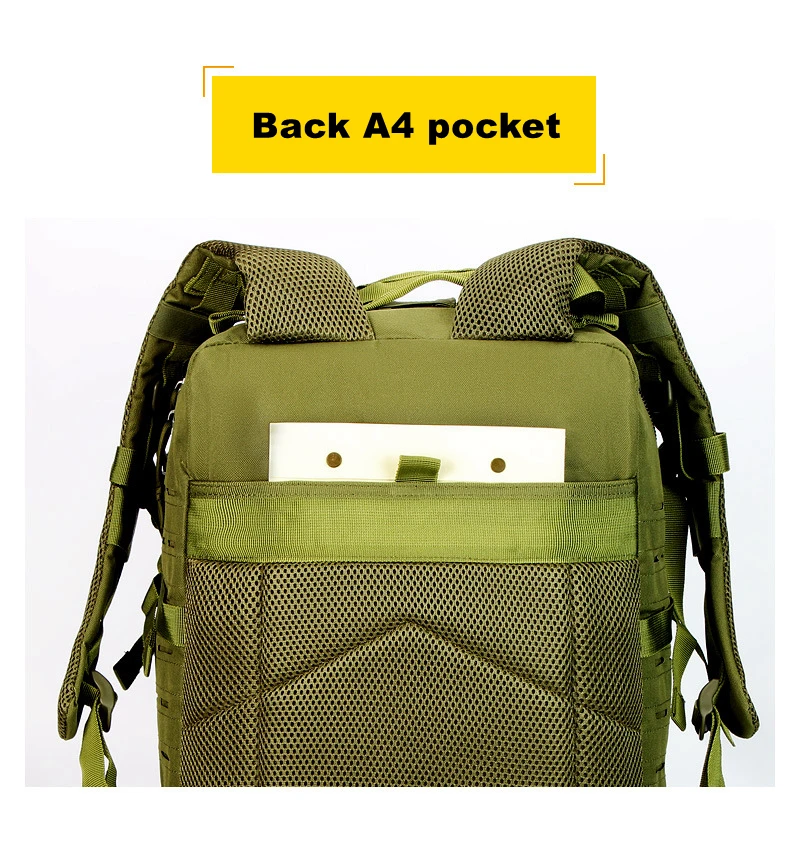Sac à Dos Militaire Étanche en Nylon, 35/45/50L 900D, pour l'Extérieur, le Camping, la Randonnée, le Trekking, la Pêche, la html