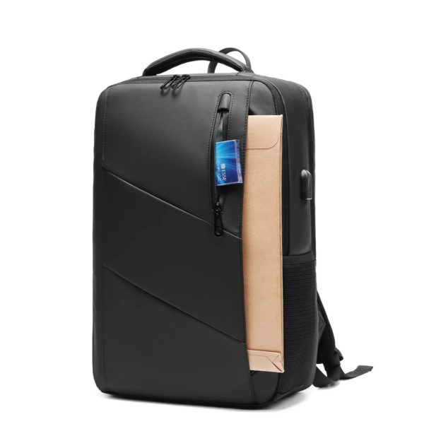 XOKY-Sac à dos pour ordinateur portable 18 pouces pour homme, sacoche de qualité, grande capacité, étanche, USB, pour voyage, camping – Image 2