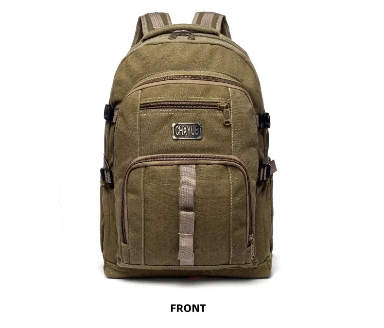 Jamhoo – sac à dos de voyage en toile pour hommes, sac à dos de grande capacité pour l'extérieur, la montagne, le Sport et l'école pour adolescents