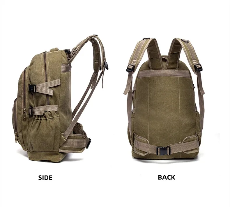 Jamhoo – sac à dos de voyage en toile pour hommes, sac à dos de grande capacité pour l'extérieur, la montagne, le Sport et l'école pour adolescents