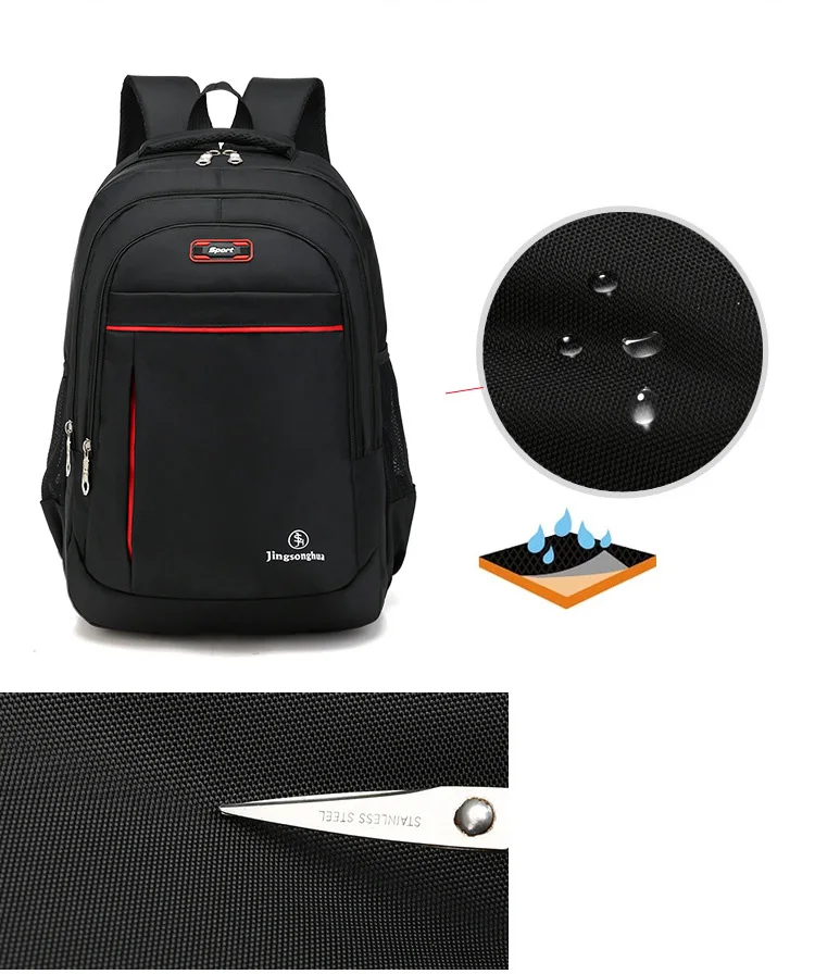 Sac à dos haute capacité pour hommes et femmes, sac à dos de voyage Oxford pour hommes, sacs à dos à la mode pour hommes et femmes, sac étudiant design, sac pour ordinateur portable