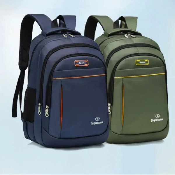 Sac à dos haute capacité pour hommes et femmes, sac à dos de voyage Oxford pour hommes, sacs à dos à la mode pour hommes et femmes, sac étudiant design, sac pour ordinateur portable – Image 3
