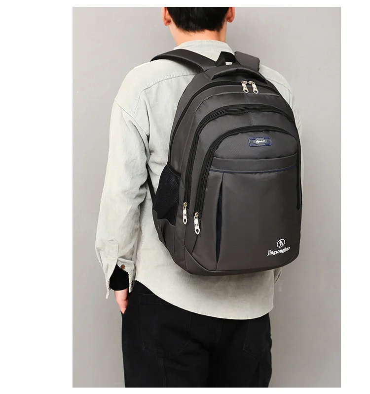 Sac à dos haute capacité pour hommes et femmes, sac à dos de voyage Oxford pour hommes, sacs à dos à la mode pour hommes et femmes, sac étudiant design, sac pour ordinateur portable