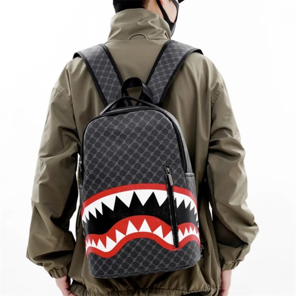 Sac à Dos à Carreaux de 15 Pouces pour Homme, Sacoche pour Ordinateur Portable de Lycée