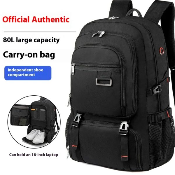 Mozhi-Sac à dos de voyage militaire pour homme, sac à dos de randonnée et d'alpinisme, grande capacité, extensible, étanche