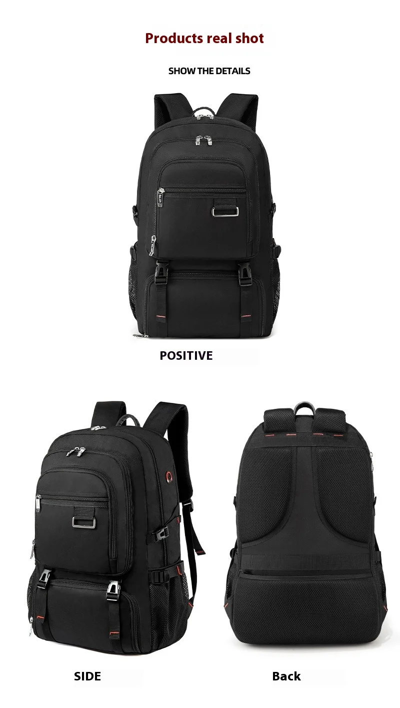 Mozhi-Sac à dos de voyage militaire pour homme, sac à dos de randonnée et d'alpinisme, grande capacité, extensible, étanche