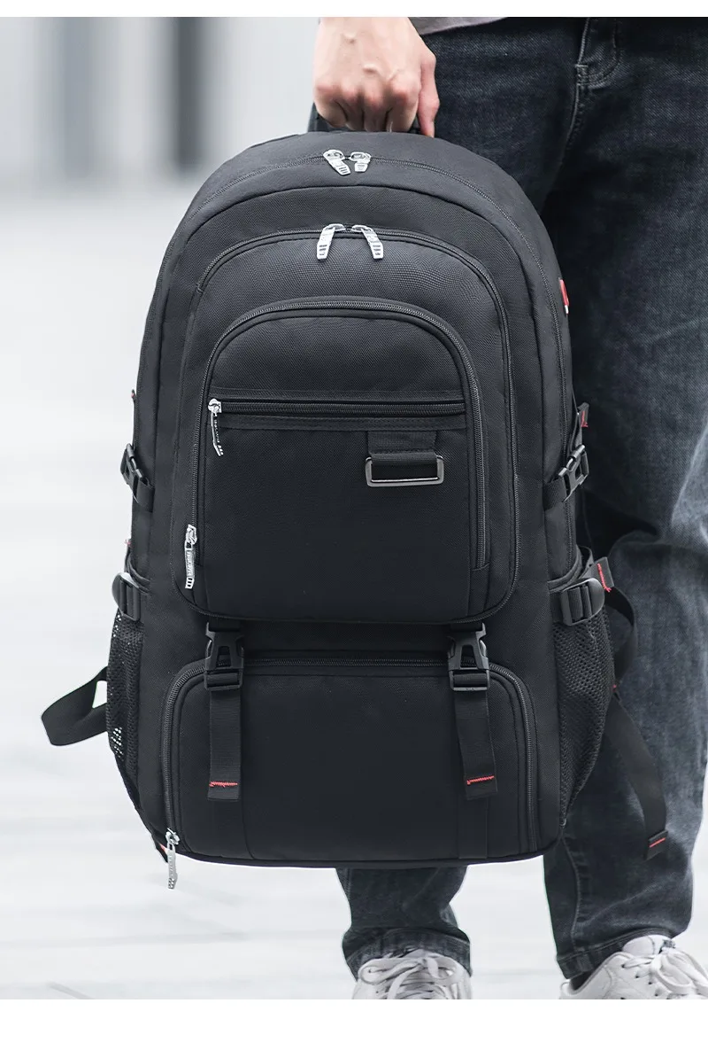 Mozhi-Sac à dos de voyage militaire pour homme, sac à dos de randonnée et d'alpinisme, grande capacité, extensible, étanche