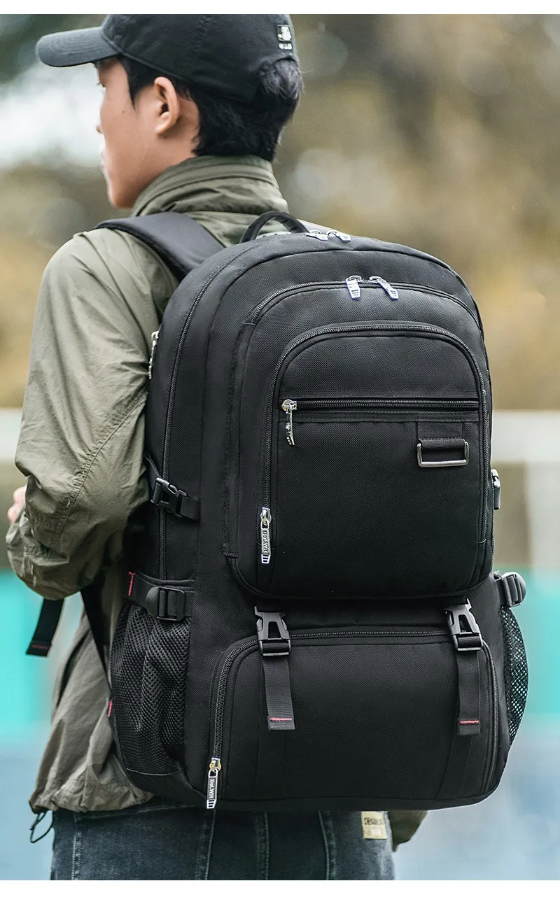 Mozhi-Sac à dos de voyage militaire pour homme, sac à dos de randonnée et d'alpinisme, grande capacité, extensible, étanche