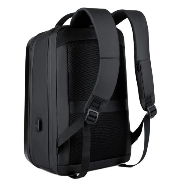 Sac à dos à coque rigide de grande capacité pour hommes, sac à dos pour ordinateur portable 17.3 ", sac à dos d'affaires à sonnerie laser, nouvelle version coréenne – Image 3