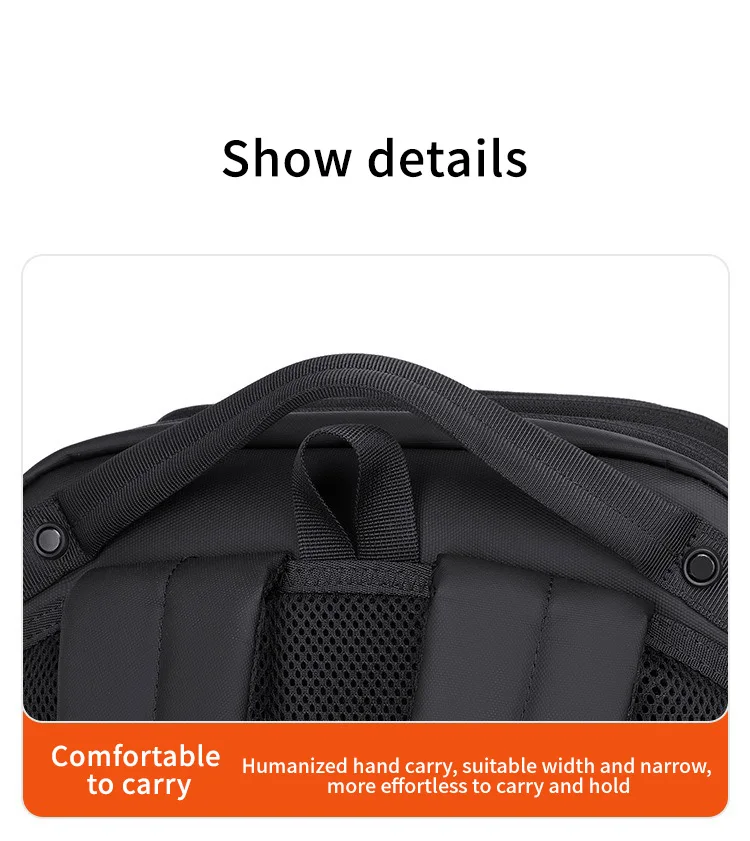 Sac à dos d'affaires étanche pour homme, grande capacité, voyage d'affaires, mot de passe multifonctionnel, antivol, sac pour ordinateur portable, 35 L