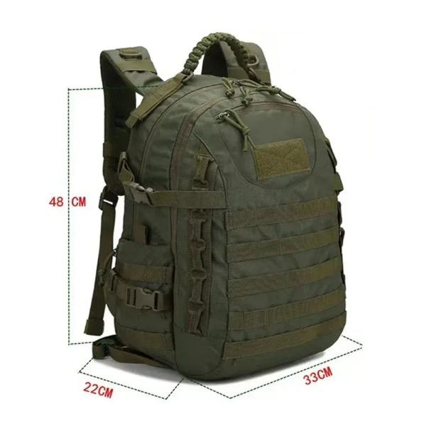 Sac à dos militaire étanche pour homme, sac à dos souple de l'armée, sac à dos Molle, sac de sport, extérieur, camping, chasse, trekking, grande capacité – Image 2