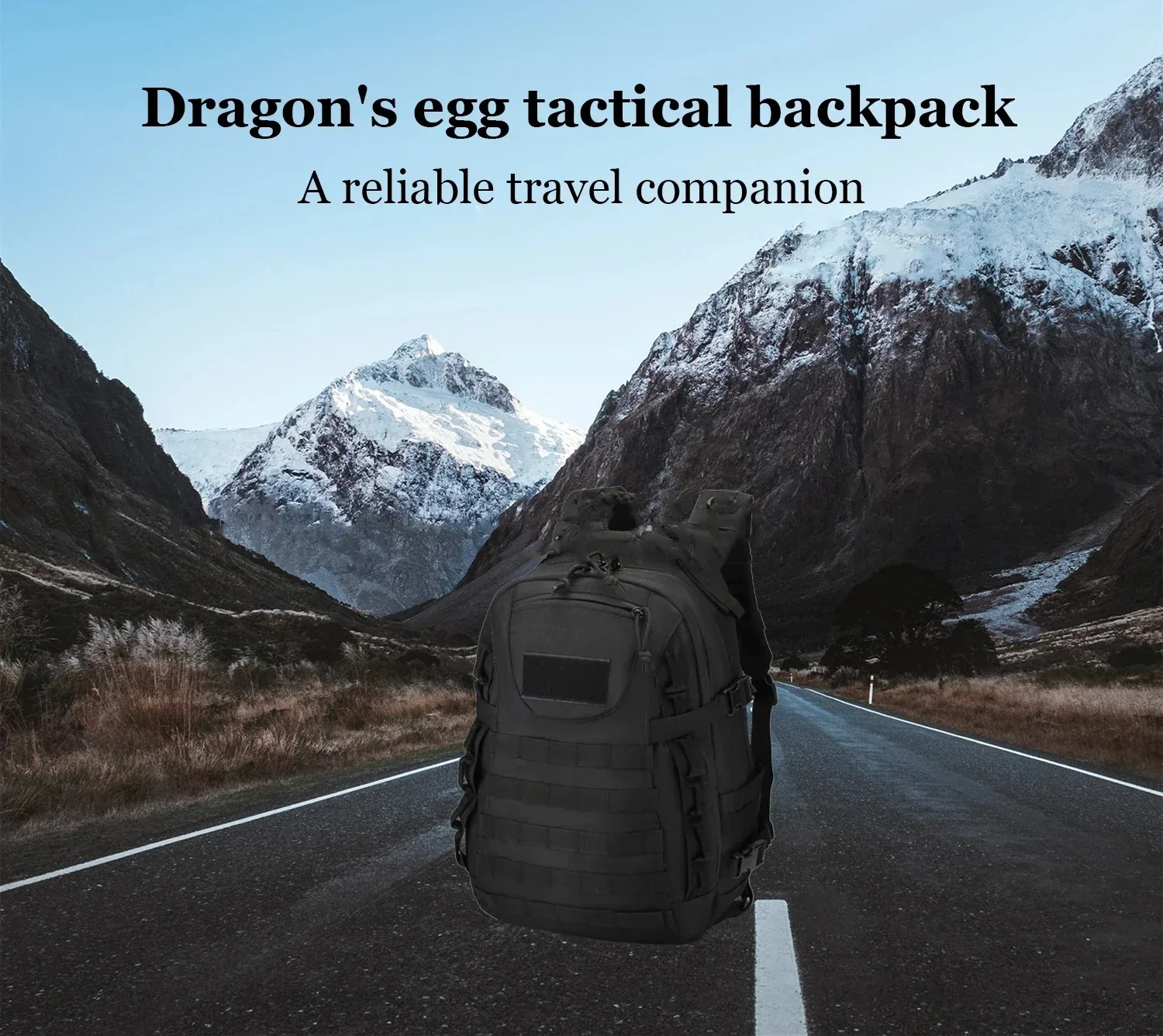 Sac à dos militaire étanche pour homme, sac à dos souple de l'armée, sac à dos Molle, sac de sport, extérieur, camping, chasse, trekking, grande capacité