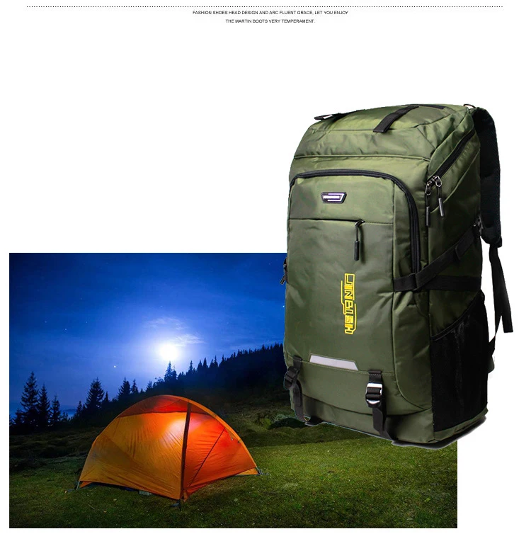 Sac à dos d'extérieur pour hommes et femmes, sac à dos d'escalade, sac à dos de voyage, sports, camping, randonnée, sac d'école pour homme, 85L, 55L