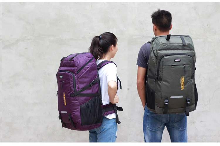 Sac à dos d'extérieur pour hommes et femmes, sac à dos d'escalade, sac à dos de voyage, sports, camping, randonnée, sac d'école pour homme, 85L, 55L