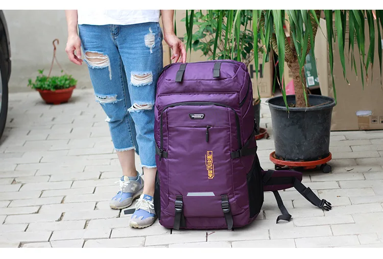 Sac à dos d'extérieur pour hommes et femmes, sac à dos d'escalade, sac à dos de voyage, sports, camping, randonnée, sac d'école pour homme, 85L, 55L