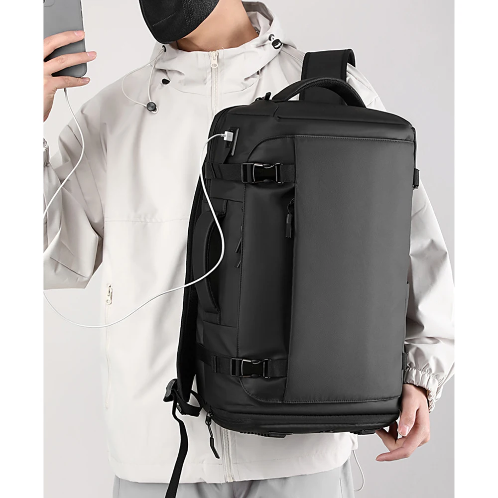 Sac à dos à main pour hommes, compartiment à chaussures, sac à dos de jour, étui à bombes, sac à dos pour ordinateur portable, voyage d'affaires, collège, 16 po, 20l, 35l, nouveau
