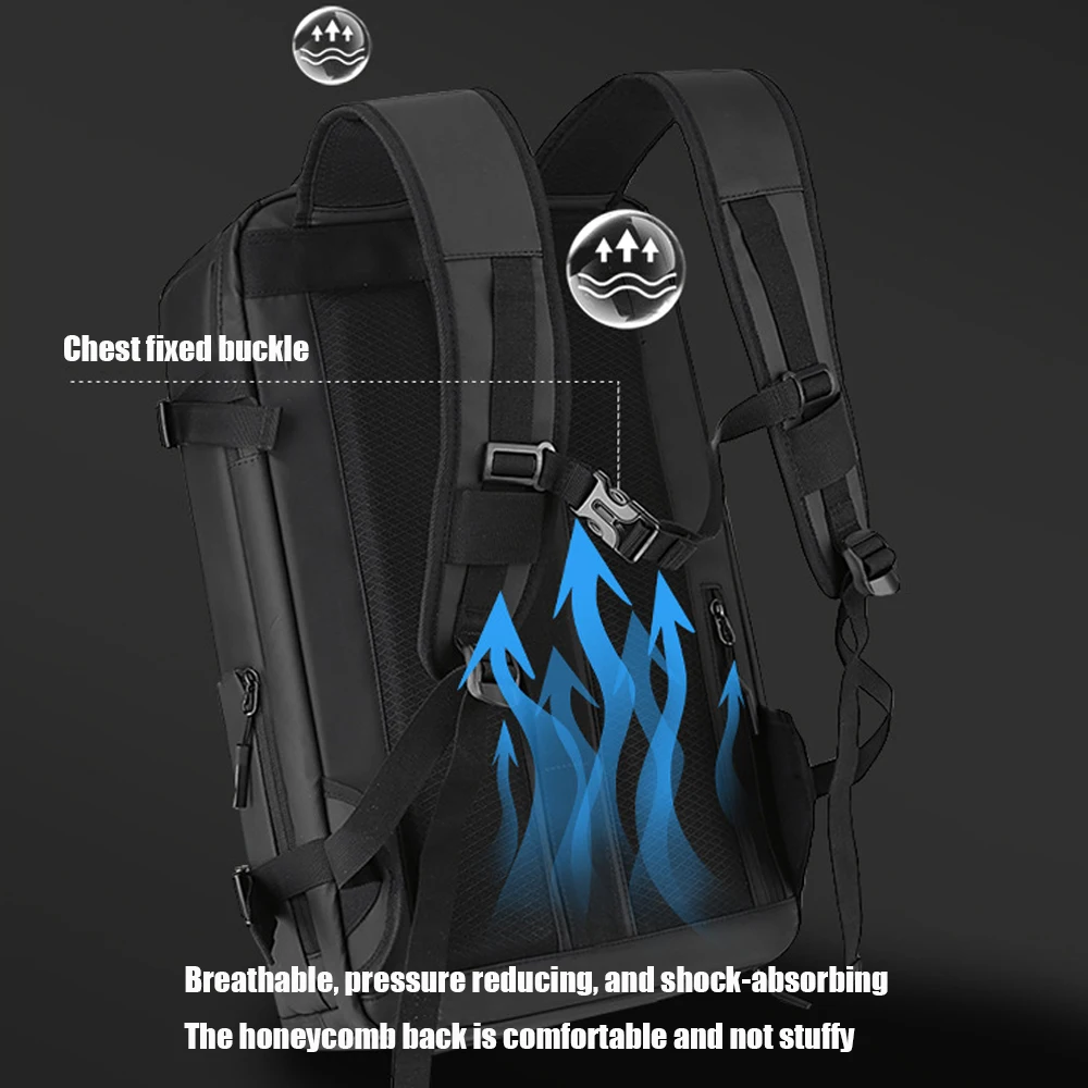 Sac à dos à main pour hommes, compartiment à chaussures, sac à dos de jour, étui à bombes, sac à dos pour ordinateur portable, voyage d'affaires, collège, 16 po, 20l, 35l, nouveau