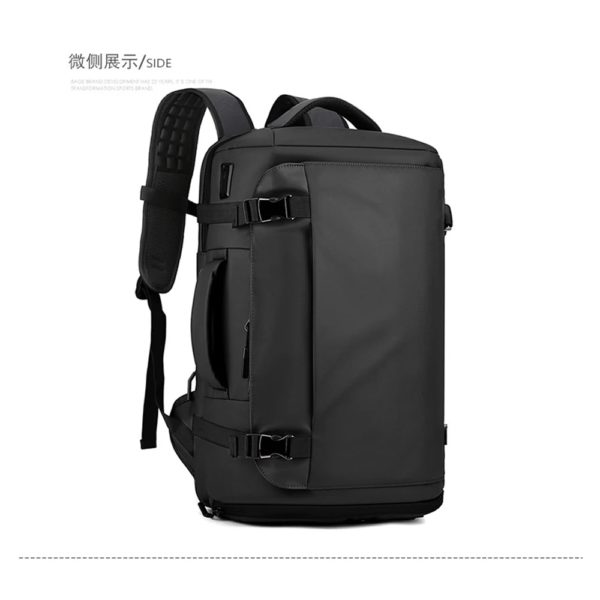 Sac à dos à main pour hommes, compartiment à chaussures, sac à dos de jour, étui à bombes, sac à dos pour ordinateur portable, voyage d'affaires, collège, 16 po, 20l, 35l, nouveau – Image 4