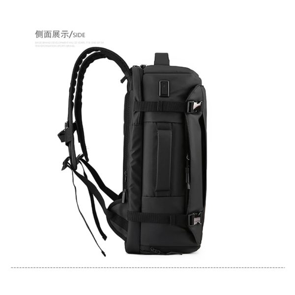 Sac à dos à main pour hommes, compartiment à chaussures, sac à dos de jour, étui à bombes, sac à dos pour ordinateur portable, voyage d'affaires, collège, 16 po, 20l, 35l, nouveau – Image 5