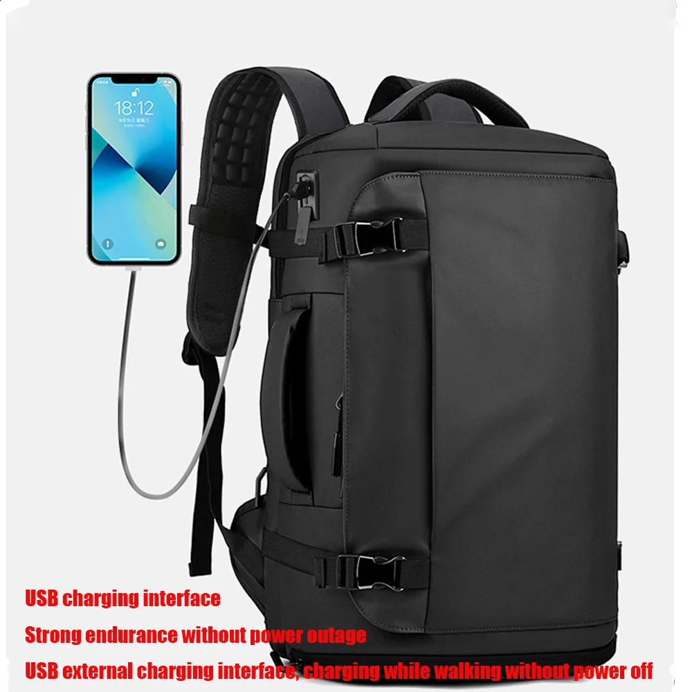Sac à dos à main pour hommes, compartiment à chaussures, sac à dos de jour, étui à bombes, sac à dos pour ordinateur portable, voyage d'affaires, collège, 16 po, 20l, 35l, nouveau