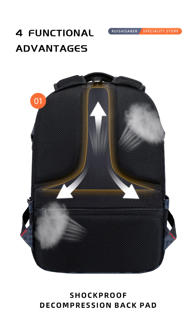 Sac à dos étanche pour homme et femme, sac d'école vintage, sac de voyage Oxford, chargement USB, adapté pour ordinateur portable 17 pouces, nouveau, 2024
