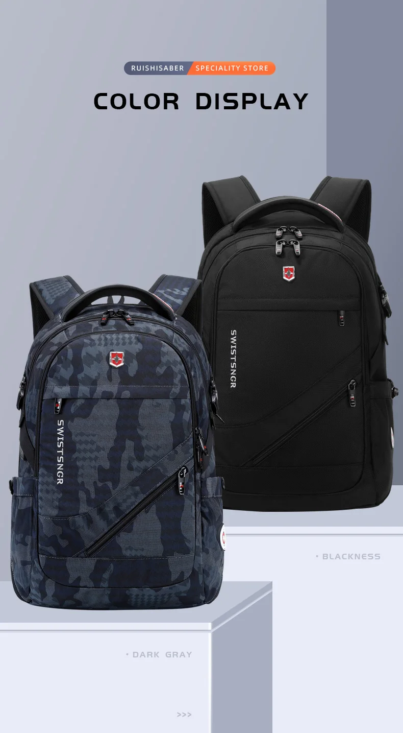 Sac à dos étanche pour homme et femme, sac d'école vintage, sac de voyage Oxford, chargement USB, adapté pour ordinateur portable 17 pouces, nouveau, 2024