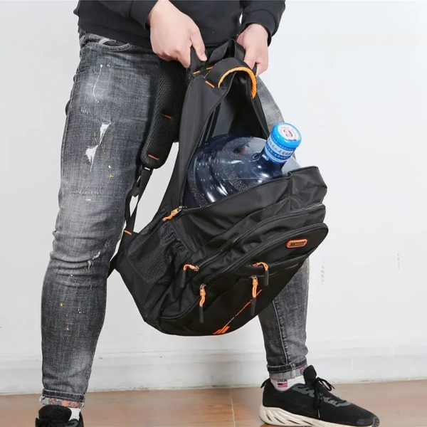 Sac à dos Oxford étanche pour homme, sac d'ordinateur d'affaires, sac à dos décontracté, cartable pour lycéen, grand Capa – Image 2