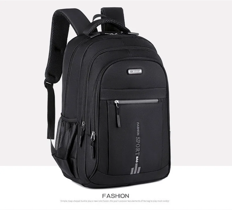 Sac à dos Oxford étanche pour homme, sac d'ordinateur d'affaires, sac à dos décontracté, cartable pour lycéen, grand Capa