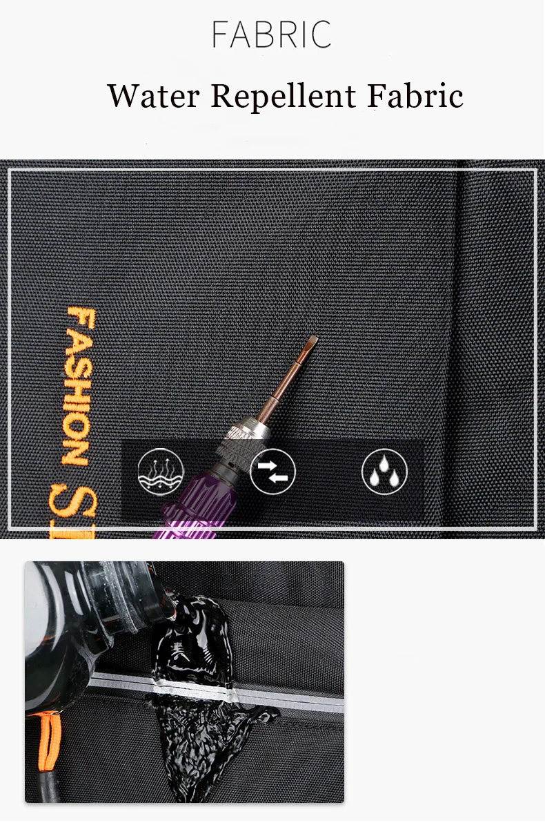 Sac à dos Oxford étanche pour homme, sac d'ordinateur d'affaires, sac à dos décontracté, cartable pour lycéen, grand Capa