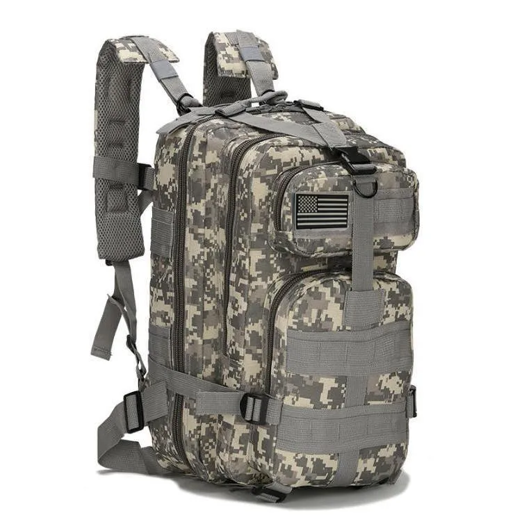 Sac à dos camouflage étanche pour homme, sac Molle, sac extérieur, camping, chasse, trekking, randonnée, 50L, 30L