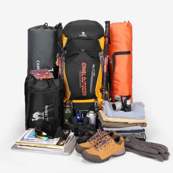 GOLDEN CAMEL-Sacs à dos de randonnée étanches pour hommes et femmes, sac d'alpinisme extérieur, sac à dos de camping et de voyage, grande taille, 56L – Image 6