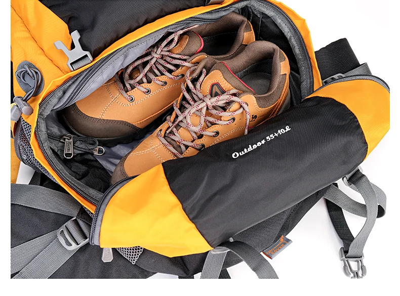 GOLDEN CAMEL-Sacs à dos de randonnée étanches pour hommes et femmes, sac d'alpinisme extérieur, sac à dos de camping et de voyage, grande taille, 56L