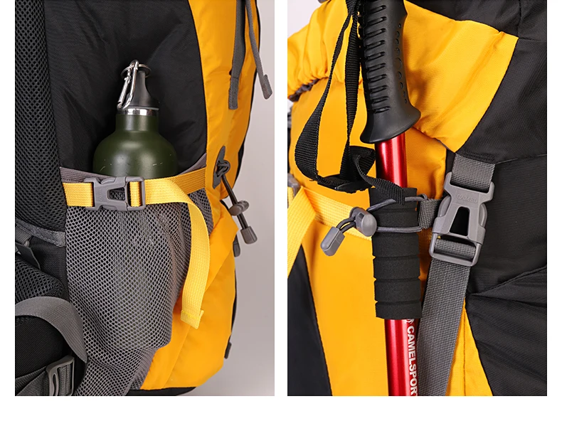 GOLDEN CAMEL-Sacs à dos de randonnée étanches pour hommes et femmes, sac d'alpinisme extérieur, sac à dos de camping et de voyage, grande taille, 56L