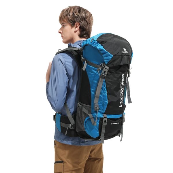 GOLDEN CAMEL-Sacs à dos de randonnée étanches pour hommes et femmes, sac d'alpinisme extérieur, sac à dos de camping et de voyage, grande taille, 56L – Image 5