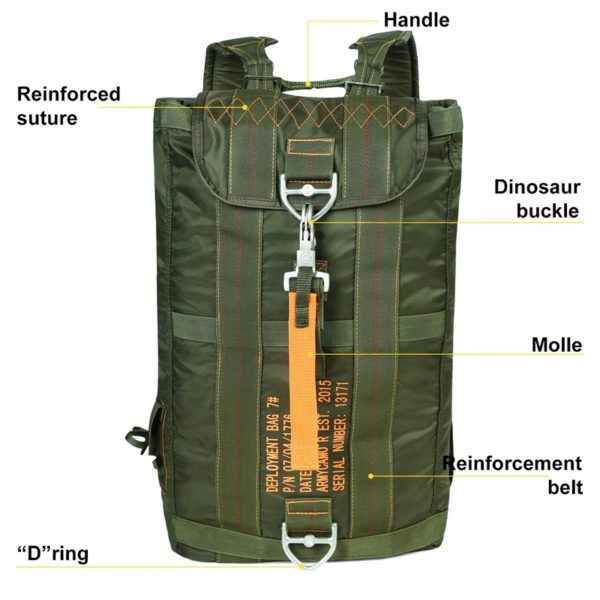 Sac à dos de Camping étanche pour hommes et femmes, sac de randonnée léger pour voyage, sac de jour – Image 3