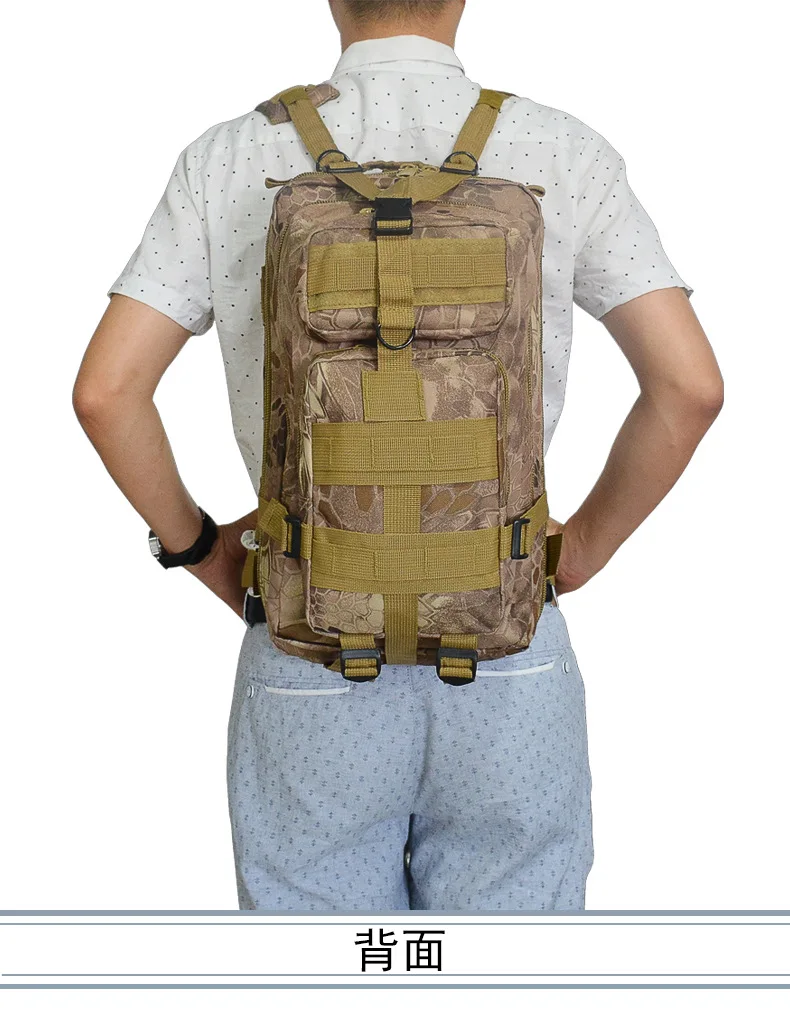 Solomon-Sac à dos Oxford pour hommes, camping sauvage, grill, étanche, grande capacité, voyage en plein air, DulSR