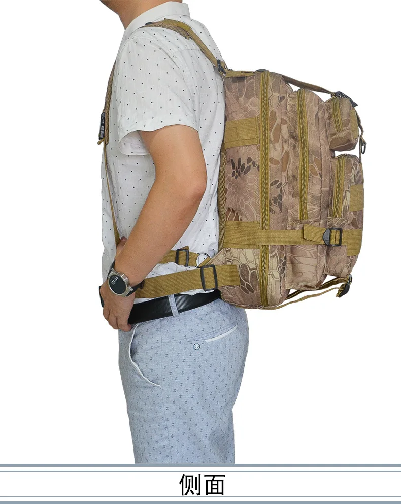 Solomon-Sac à dos Oxford pour hommes, camping sauvage, grill, étanche, grande capacité, voyage en plein air, DulSR