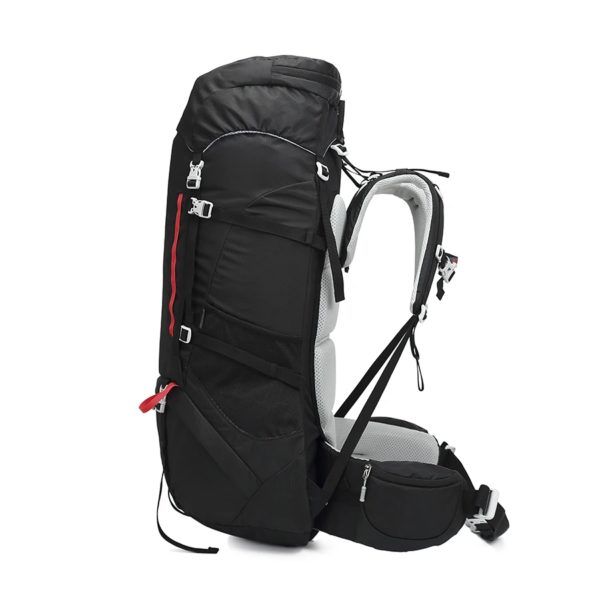 Sac à dos de voyage de grande capacité avec housse de pluie, sac de sport, sac de randonnée, sac à dos de camping, vélo, réglable, Molle, escalade, 80L – Image 3