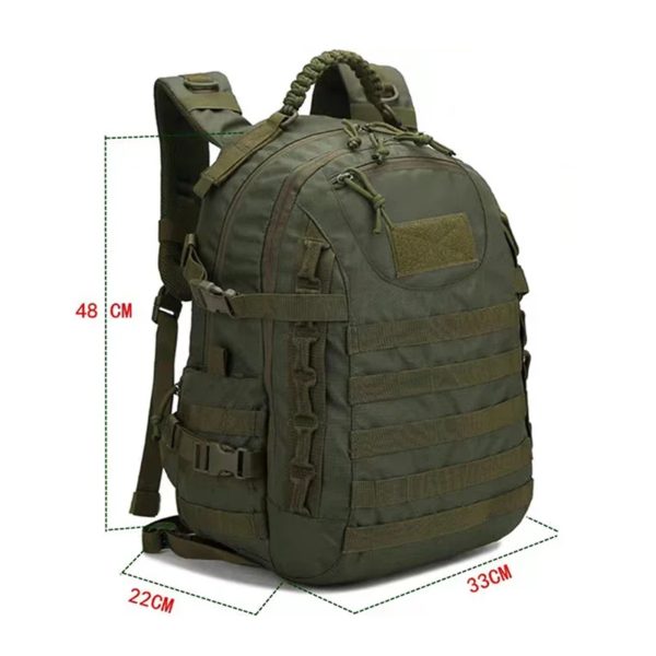 Sac à dos militaire étanche pour homme, sac à dos souple de l'armée, sac à dos Molle, extérieur, camping, chasse, trekking, sport, grande capacité – Image 5
