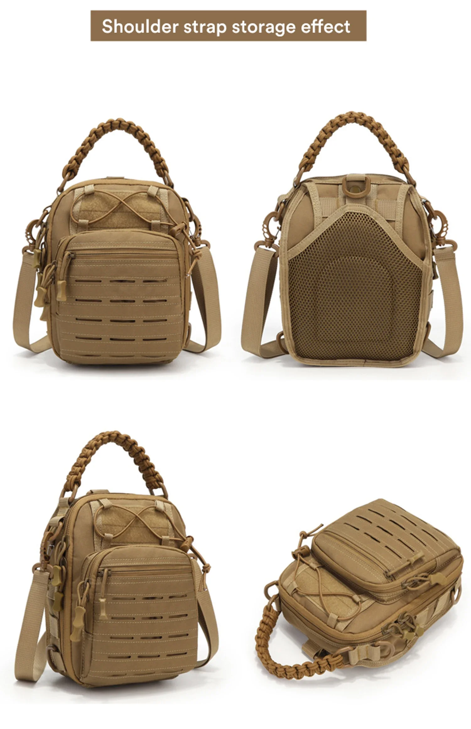 Sac à dos militaire étanche pour homme, sac à dos souple de l'armée, sac à dos Molle, extérieur, camping, chasse, trekking, sport, grande capacité