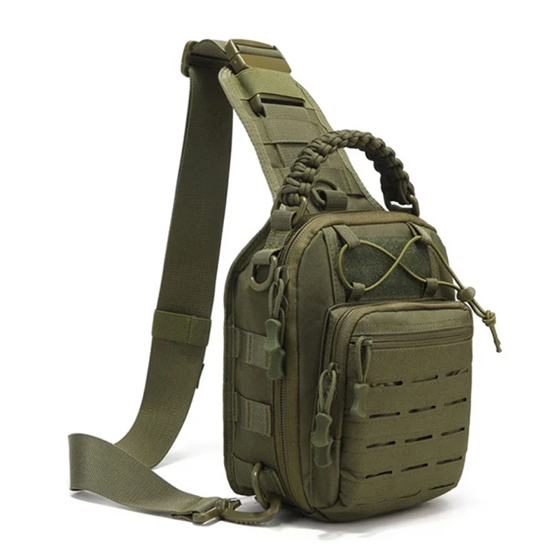 Green single strap