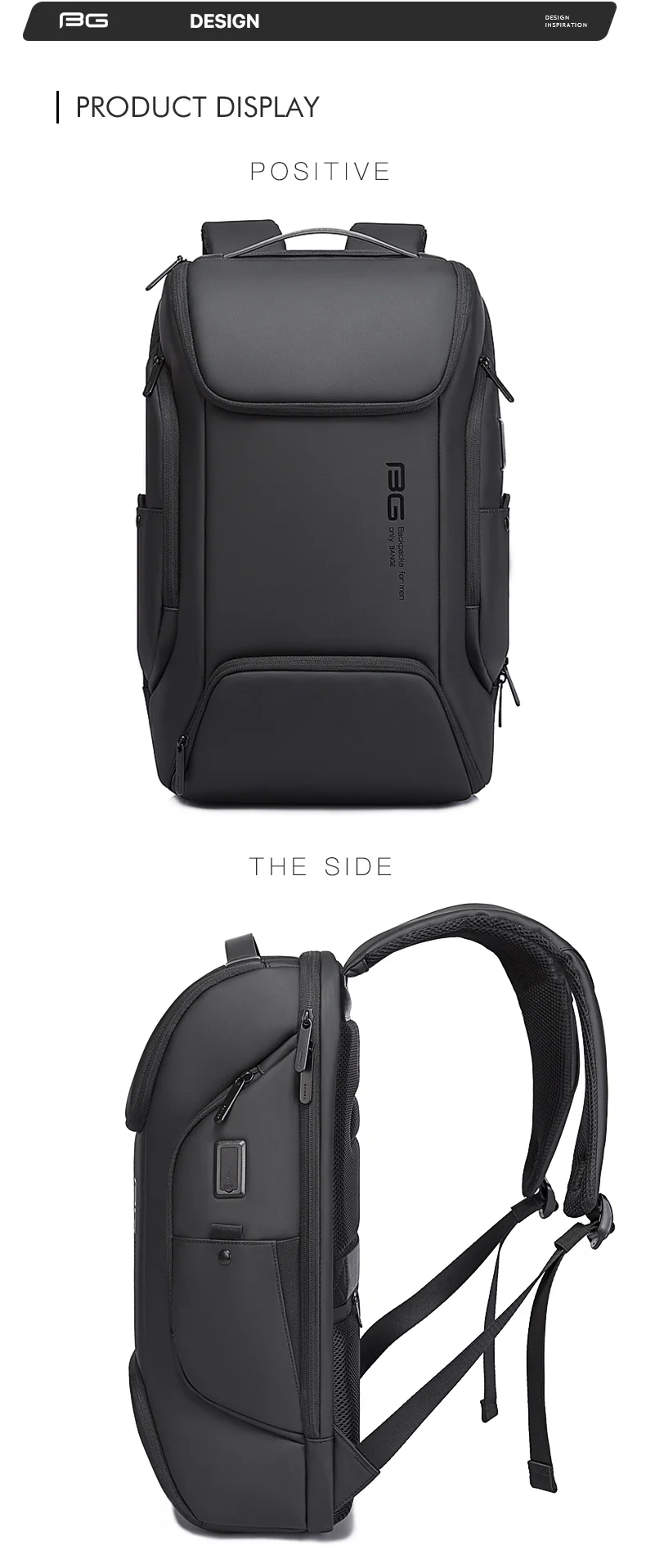 BANGE-Sacs à dos multifonctions pour ordinateur portable, grande capacité, 03/travail, sac à dos d'affaires, nouveauté