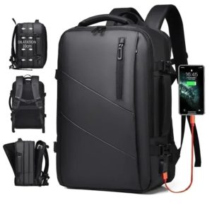 Sac à dos d'affaires pour homme, sac à dos pour ordinateur portable, sac USB étanche multi-extensible, sac de voyage, 03/Commute