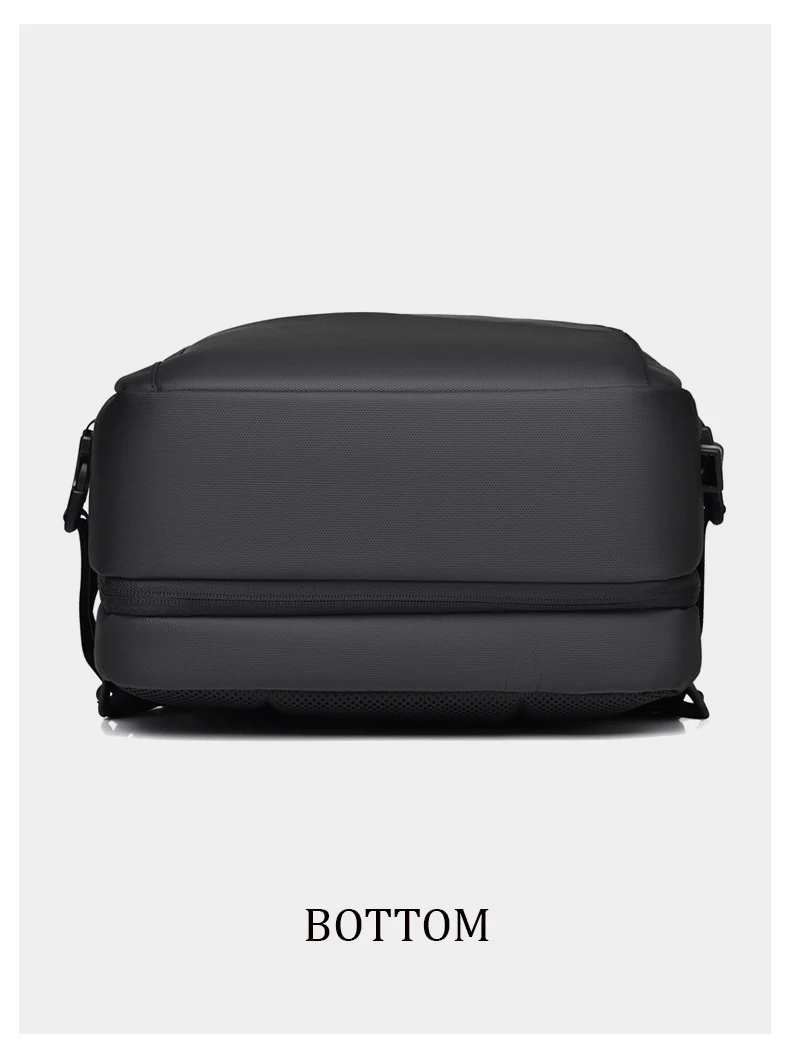 Sac à dos d'affaires pour homme, sac à dos pour ordinateur portable, sac USB étanche multi-extensible, sac de voyage, 03/Commute