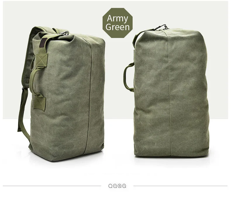 Grand sac de voyage d'alpinisme pour hommes, fourre-tout en toile, seau, à bandoulière, de l'armée, mochilas XA88C Grand sac de voyage d'alpinisme pour hommes, fourre-tout en toile, seau, à bandoulière, de l'armée, mochilas XA88C