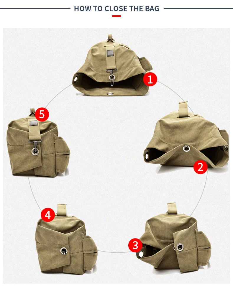 Grand sac de voyage d'alpinisme pour hommes, fourre-tout en toile, seau, à bandoulière, de l'armée, mochilas XA88C Grand sac de voyage d'alpinisme pour hommes, fourre-tout en toile, seau, à bandoulière, de l'armée, mochilas XA88C